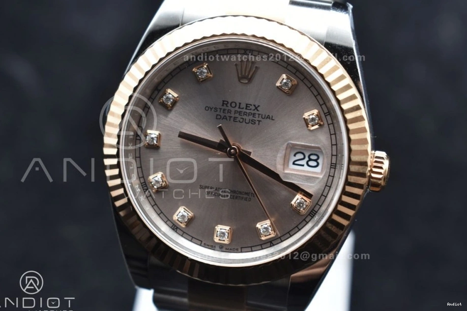 RG on Bracelet 41 RG DateJust Diamonds Jubilee SS VR3235 Dial 904L 126331 Edition Steel Clean Best 1:1 1129